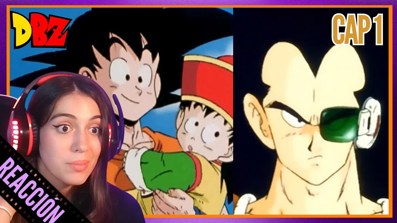 El HIJO y HERMANO de GOKU, GOHAN RADITZ/DRAGON BALL Z REACCI&Oacute;N CAP 1 ESPA&Ntilde;OL LATINO por PRIMERA VEZ