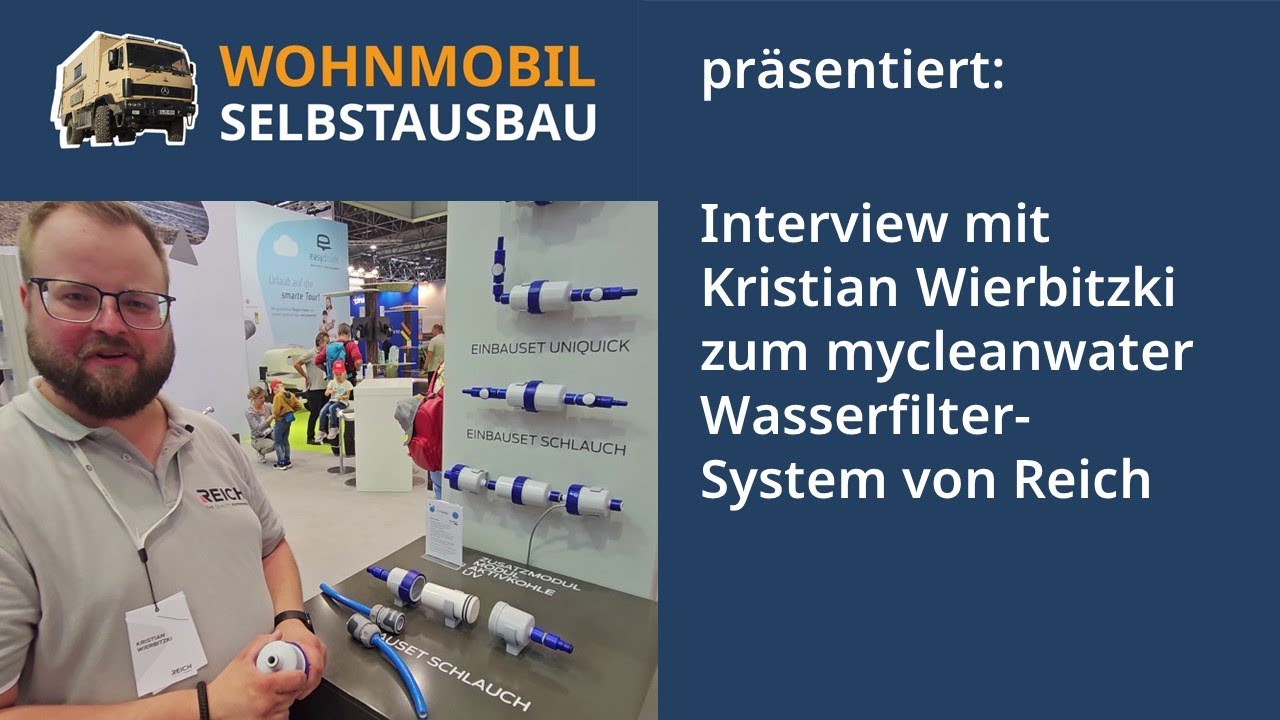 Wohnmobil Selbstausbau präsentiert: Das mycleanwater-System von Reich für Campervans und Kastenwagen