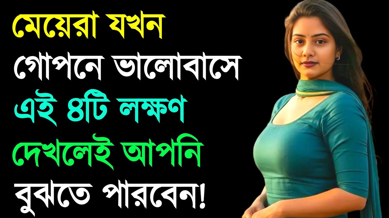 মেয়েদের গোপন ভালোবাসা এই ৪টি লক্ষণে বুঝবেন | Relationship Advice | Love Tips | Bangla Motivation