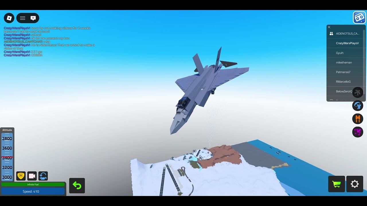 Doing Tricks In Plane Crazy