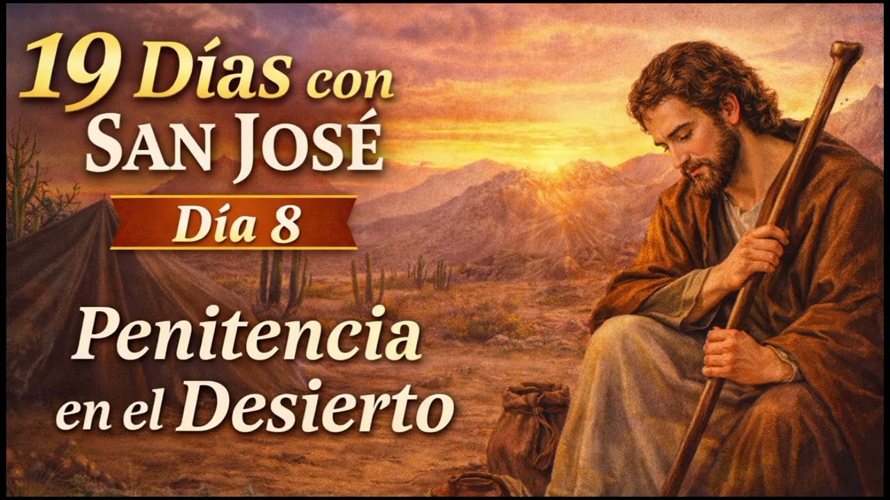 🧺 19 Días con San José | Día 8 | Penitencia en el Desierto: Un Camino de Conversión con San José 🙏