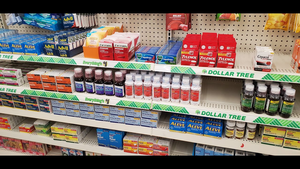 Dollar Tree OTC Shelf Organization 1-19-2020