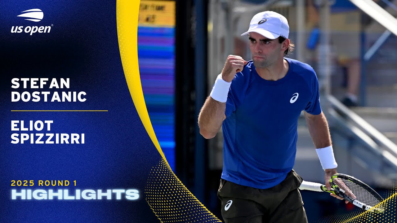 Stefan Dostanic vs. Eliot Spizzirri Highlights | 2025 US Open Round 1