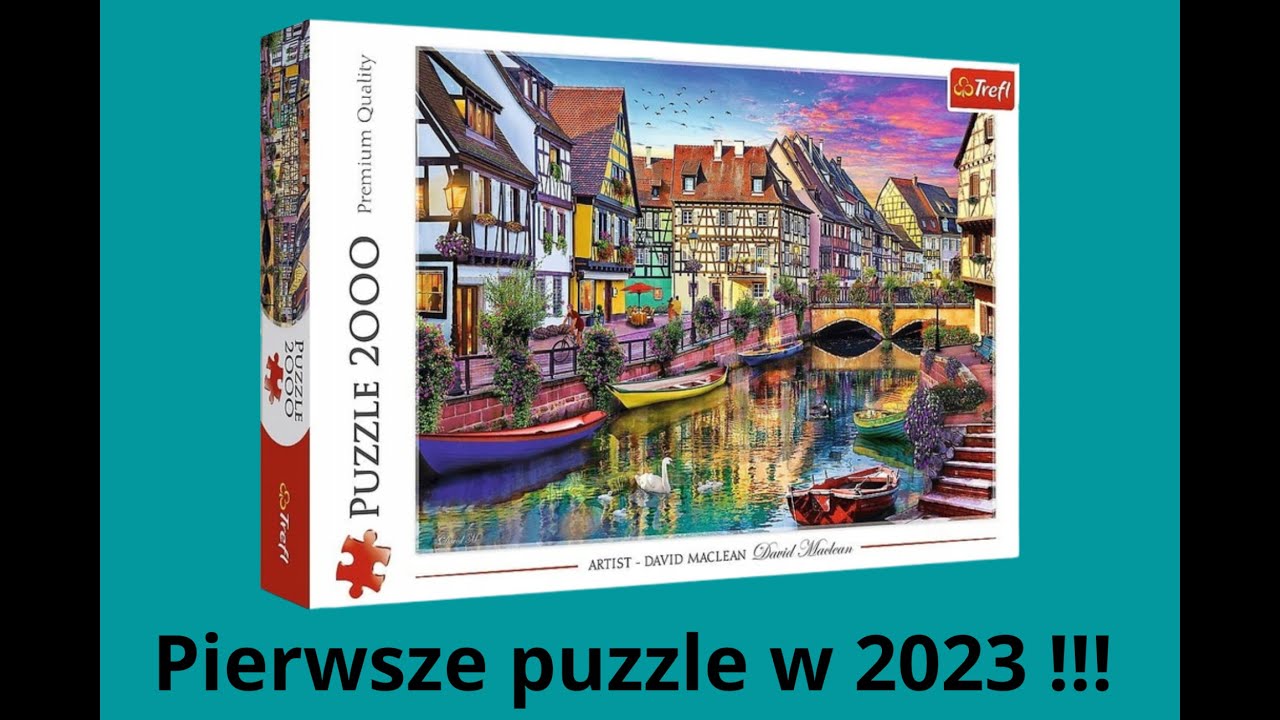 Pierwsze w 2023 - Puzzle Colmar Francja 2000 Trefl