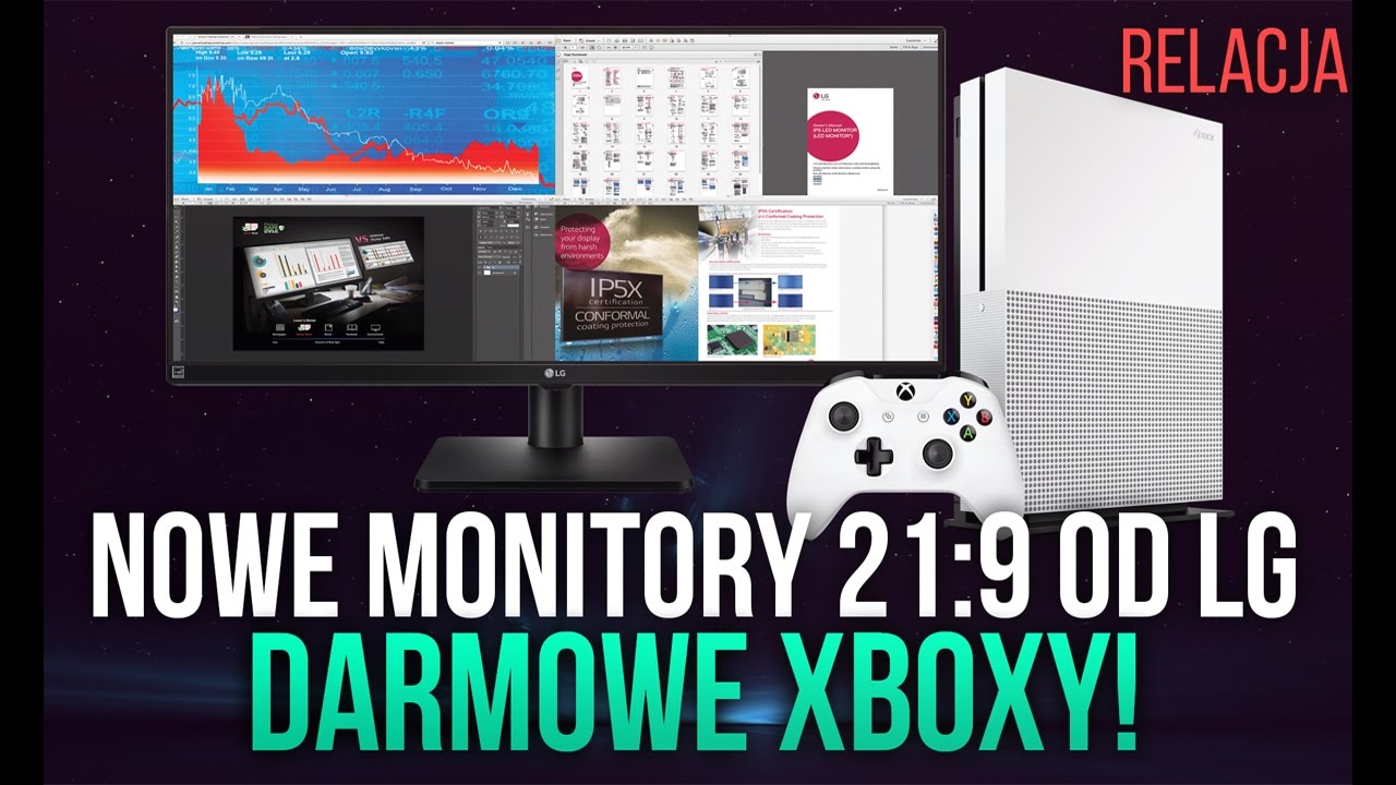 Premiera Nowych Monitor&oacute;w 21:9 od LG oraz darmowe Xboxy!