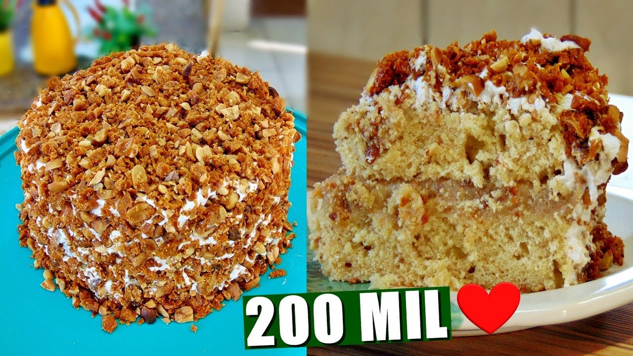 BOLO DE PAÇOCA | ESPECIAL 200 MIL INSCRITOS | Menino Prendado