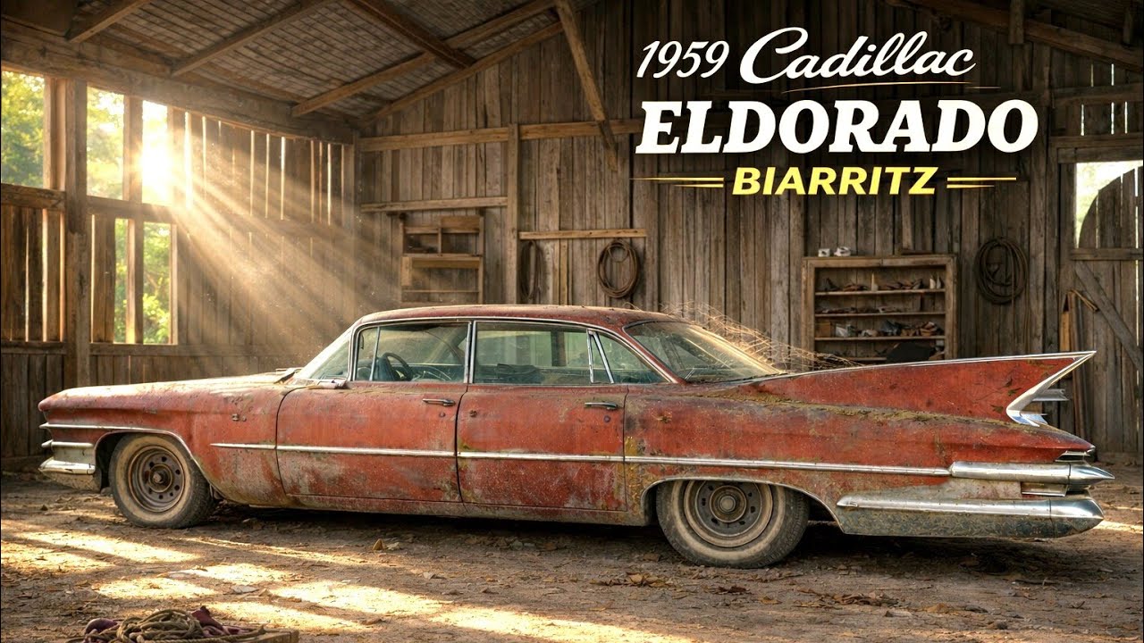 Forgotten 1959 Cadillac Eldorado Biarritz | Complete Transformation Of An American Legend ASMR