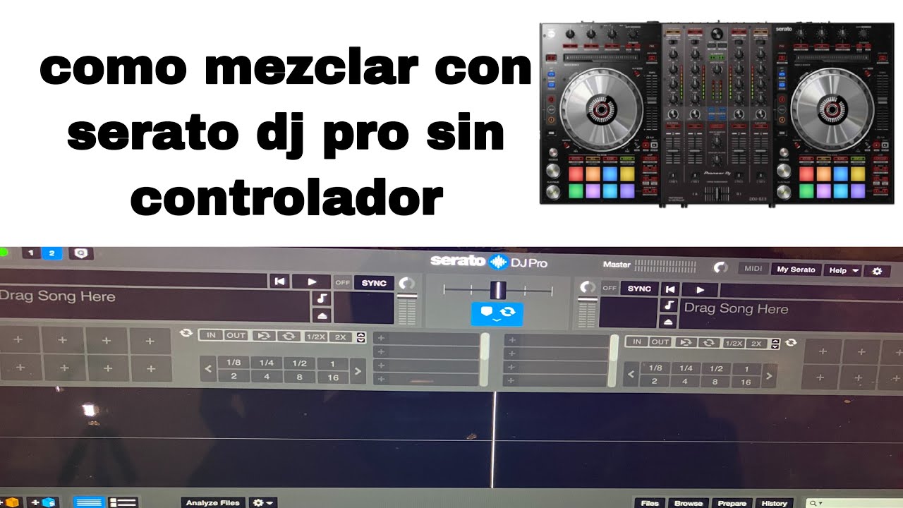 COMO MEZCLAR CON SERATO DJ PRO SIN USAR UN CONTROLADOR!!