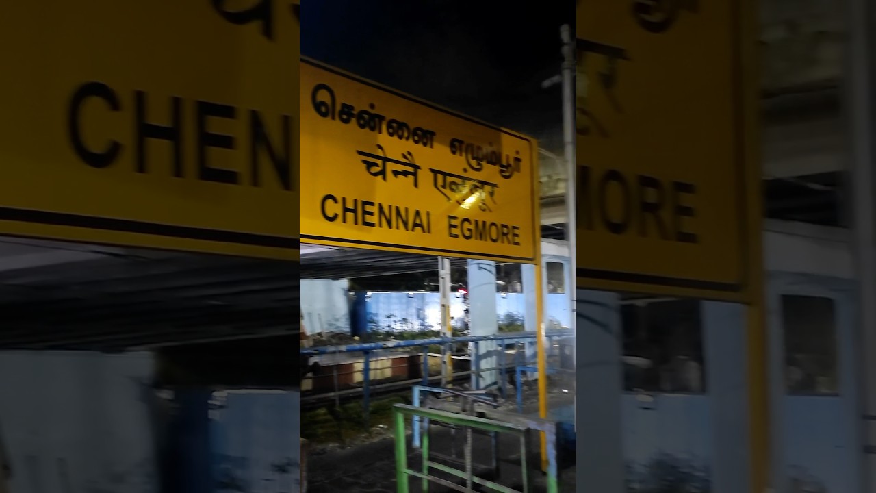😍Chennai To Velankanni 💥Direct Train Dailyum😍🚂 #train #shortsvideo #tranding #indianrailways