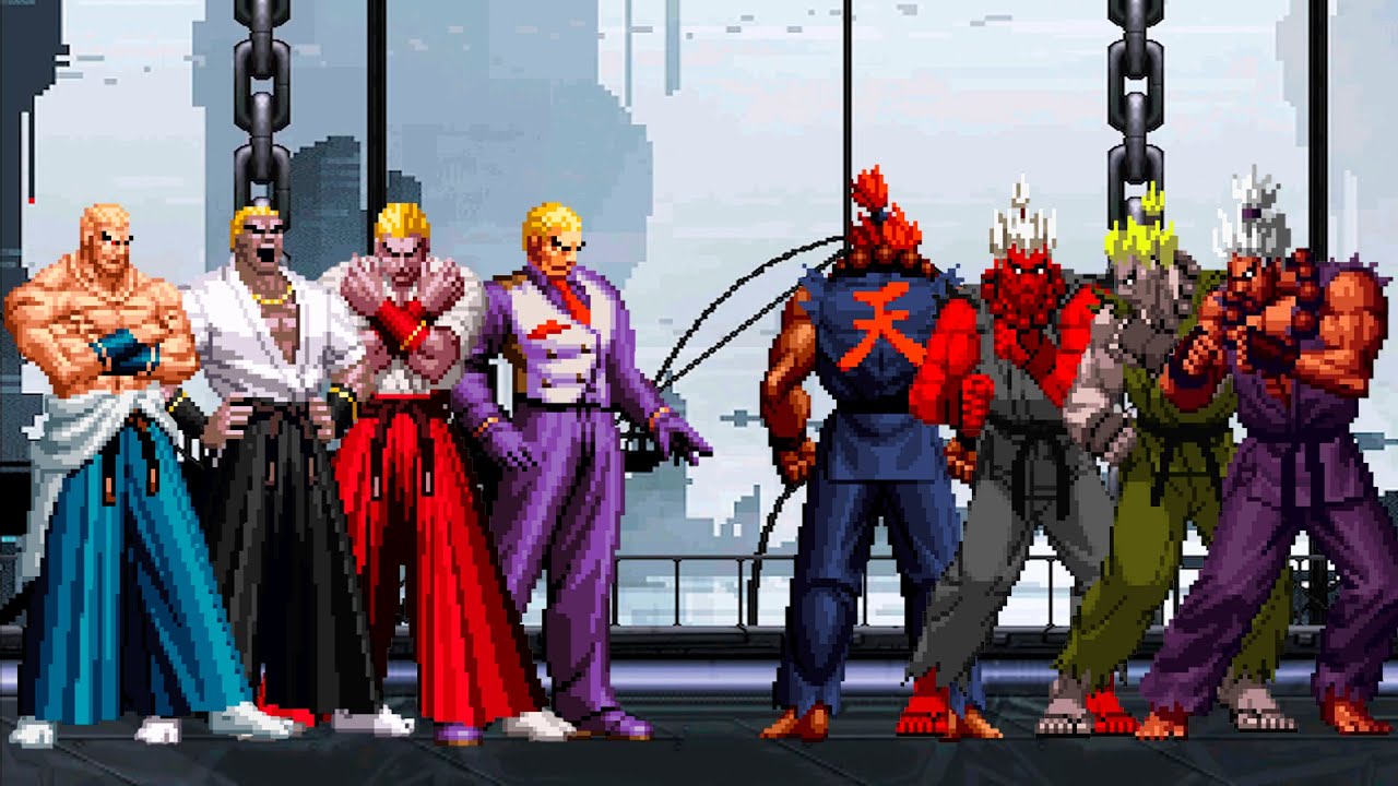 [KOF Mugen] Geese Howard Team vs Akuma Team