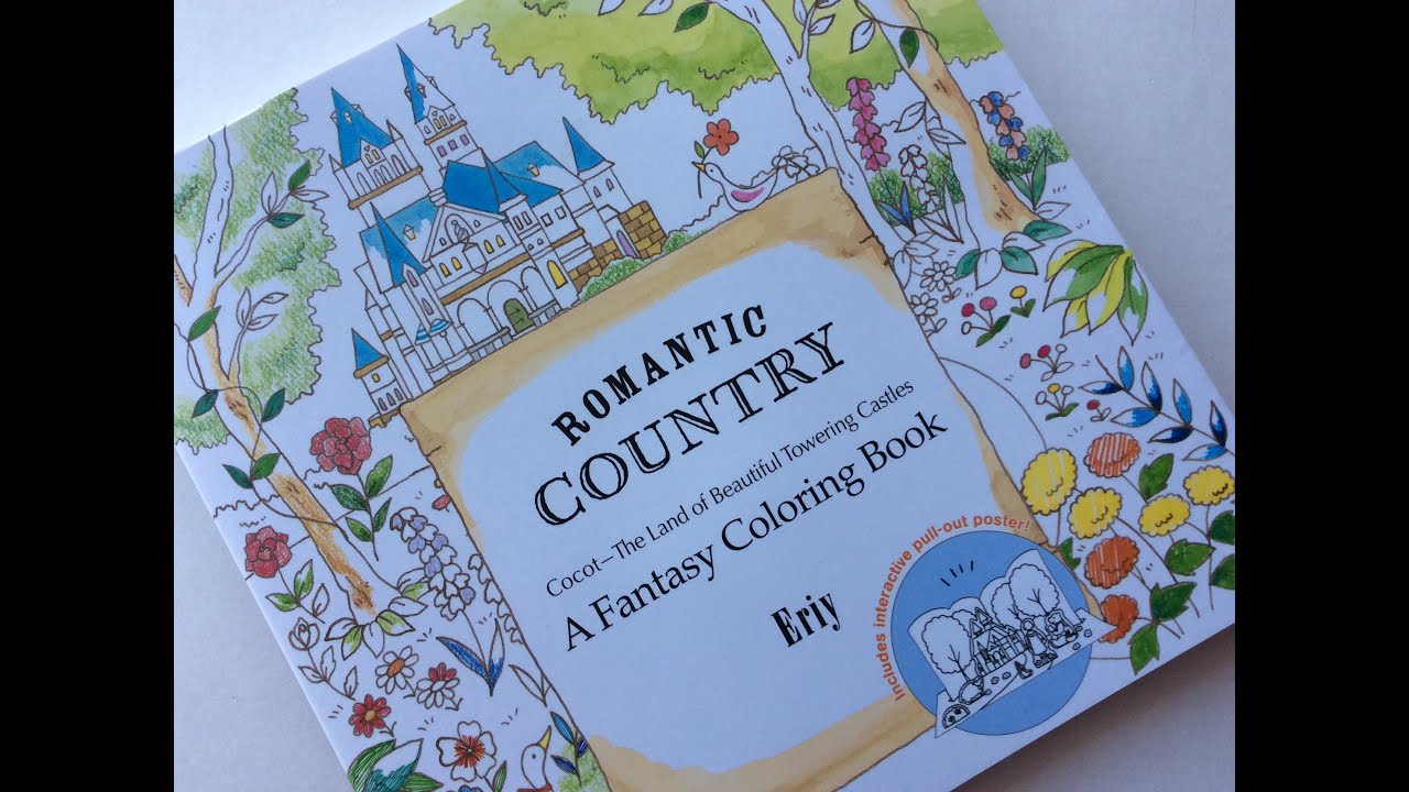 Romantic Country Eriy Colouring Book Share Flip Review