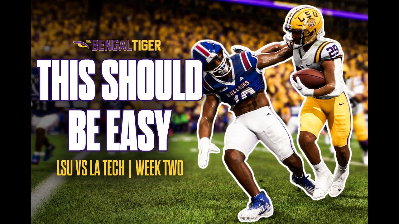 EA CFB 26 Dynasty | LSU 🆚 LA Tech l Week 2, 2025