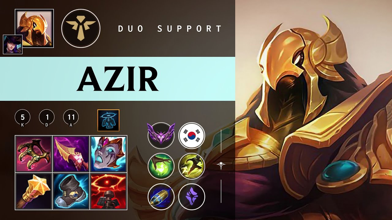 Azir Support vs Rell - KR Master Patch 26.01