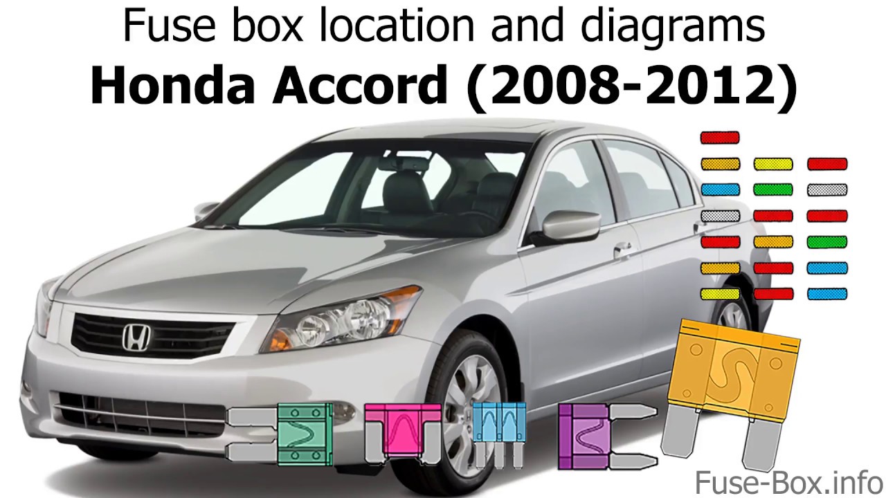 Fuse box location and diagrams: Honda Accord (2008-2012)