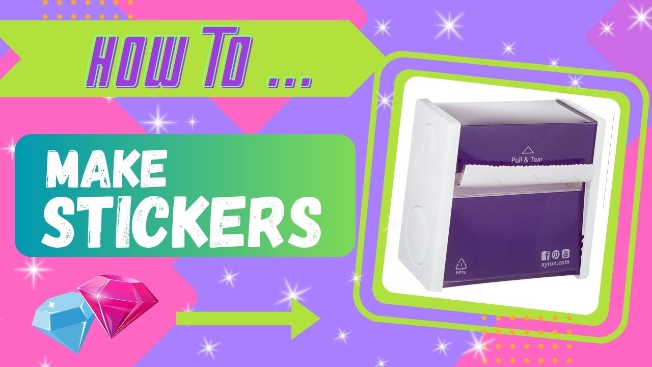 Diamond Painting - How to make sticker labels!