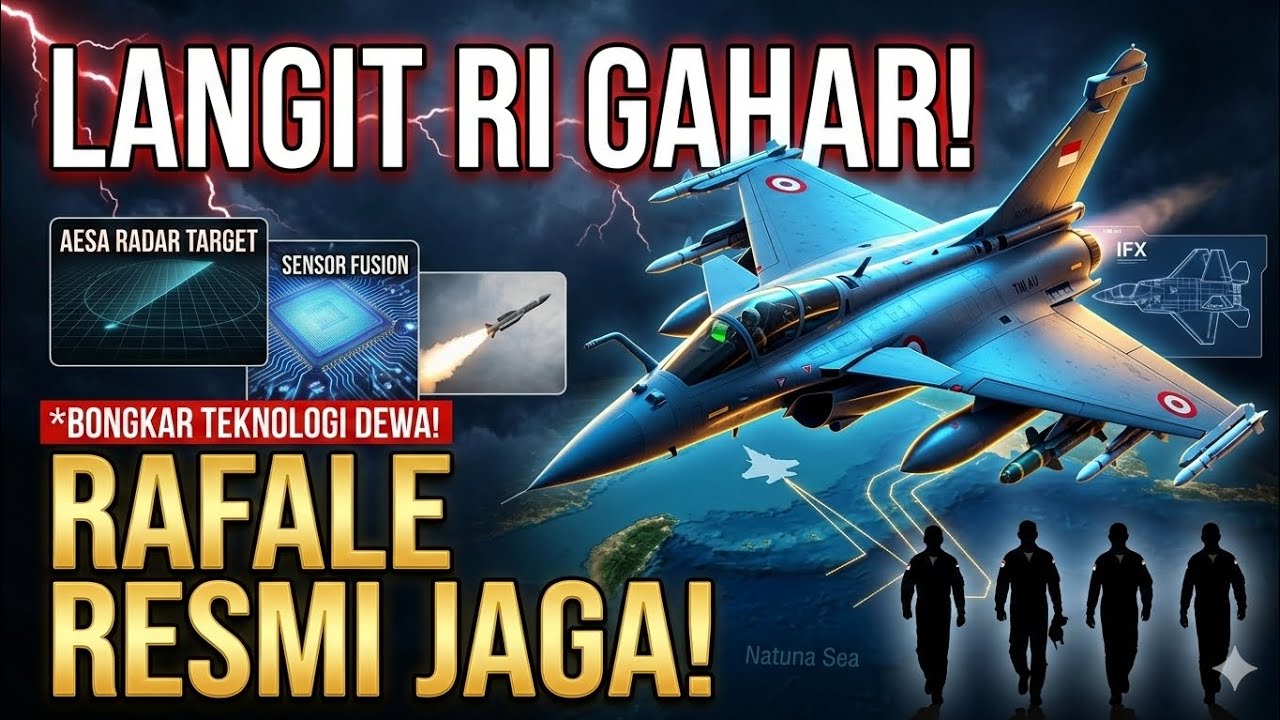 NATUNA HARAM DISENTUH! Monster 42 Triliun Ini Resmi Jaga Langit Nusantara.