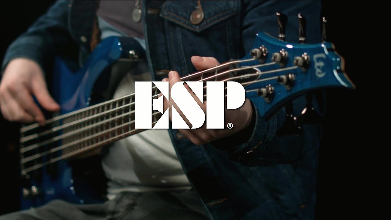 ESP LTD B-205FM, See Thru Blue | Gear4music demo