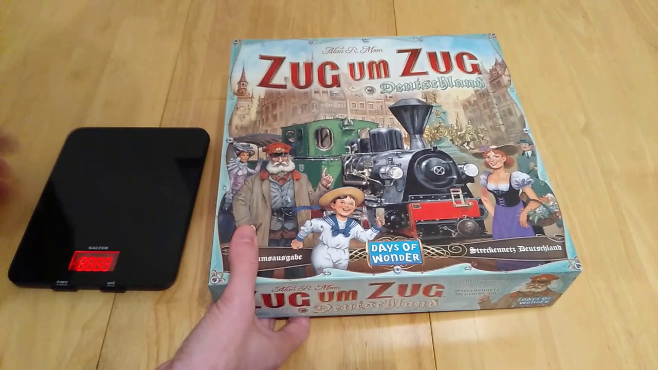 Zug um Zug Deutschland Ticket to Ride: Germany board game - how to setup play and review AmassGames