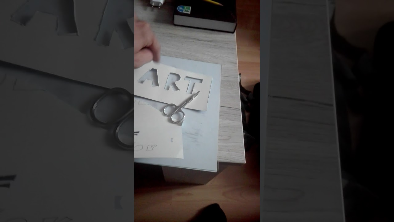 Lackieren/Schablonen anfertigen/Kunst