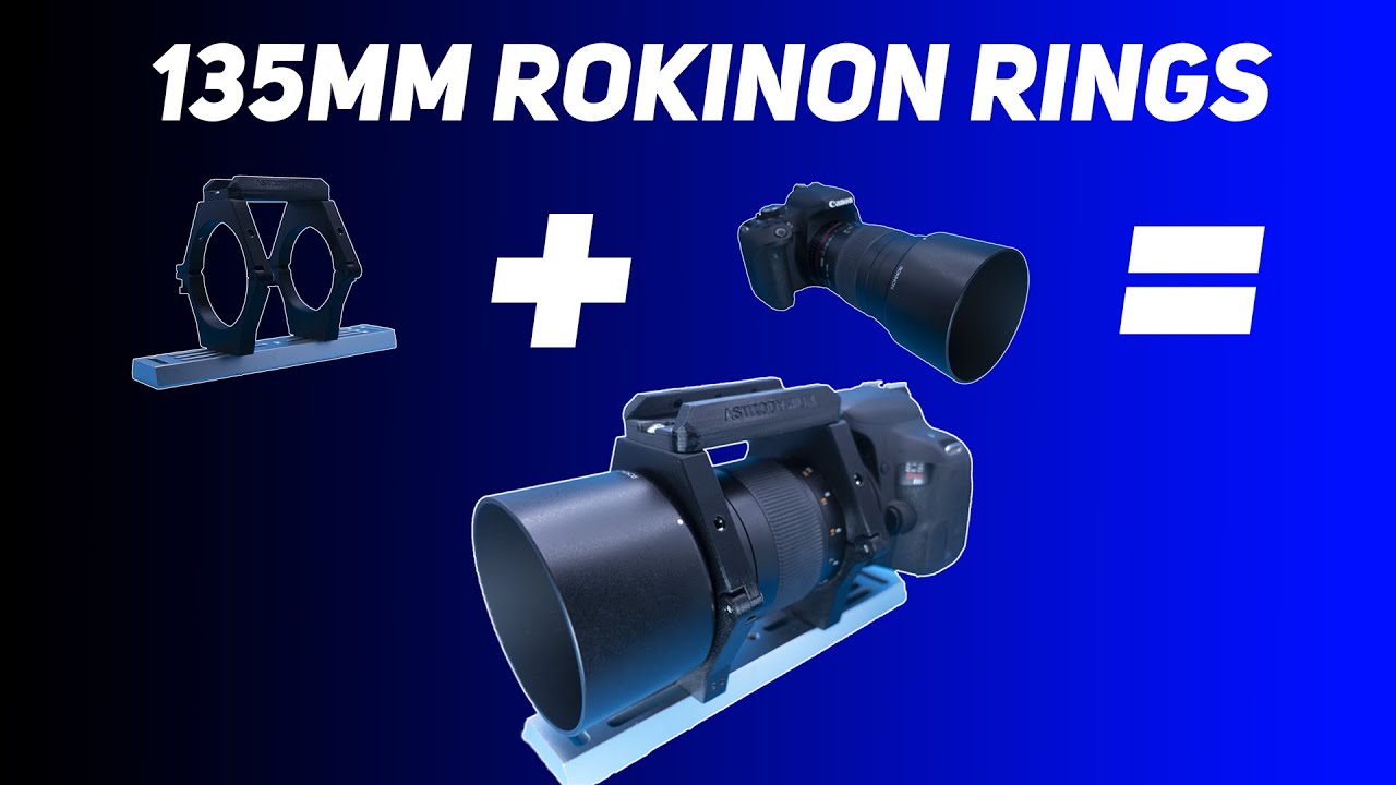 Mount for the Rokinon 135mm - Astrodymium Rings
