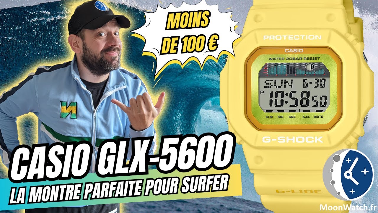 MONTRE CASIO G-SHOCK GLX-5600 🕓 DOMINEZ LES VAGUES AVEC CETTE ALLIÉE DES SURFEURS 🏄😈🔥