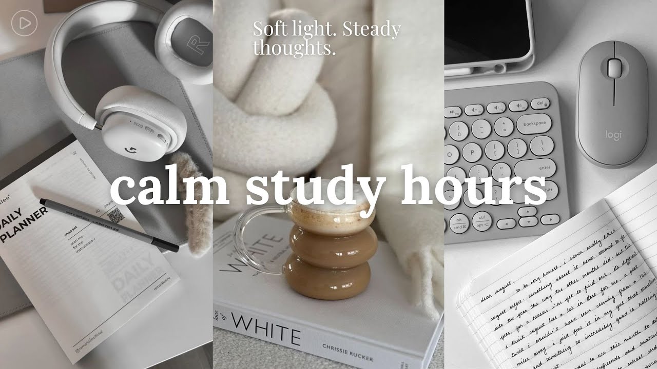 Calm Study Hours ☁️ Soft Lofi for Focus & Mental Clarity