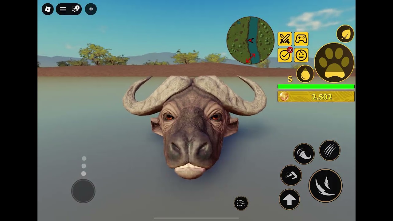 Roblox ta bufalo olum herkese daldım 1