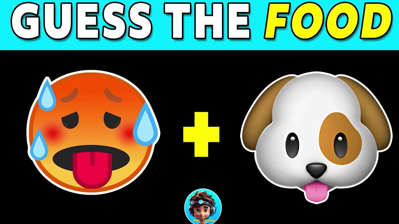 Guess The FOOD By Emoji 🍔🍗🍜| Food Emoji Quiz | Geek Quizdom