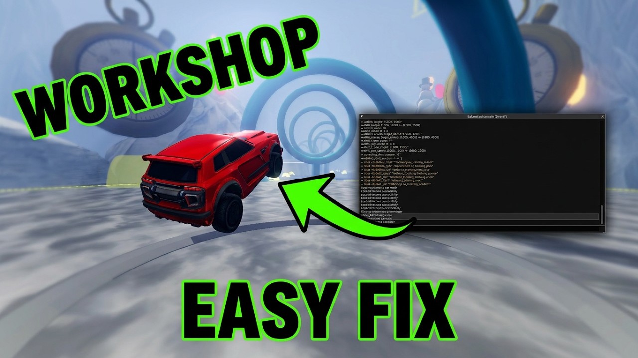 How To Install Rocket League Workshop Maps (AFTER EAC UPDATE)
