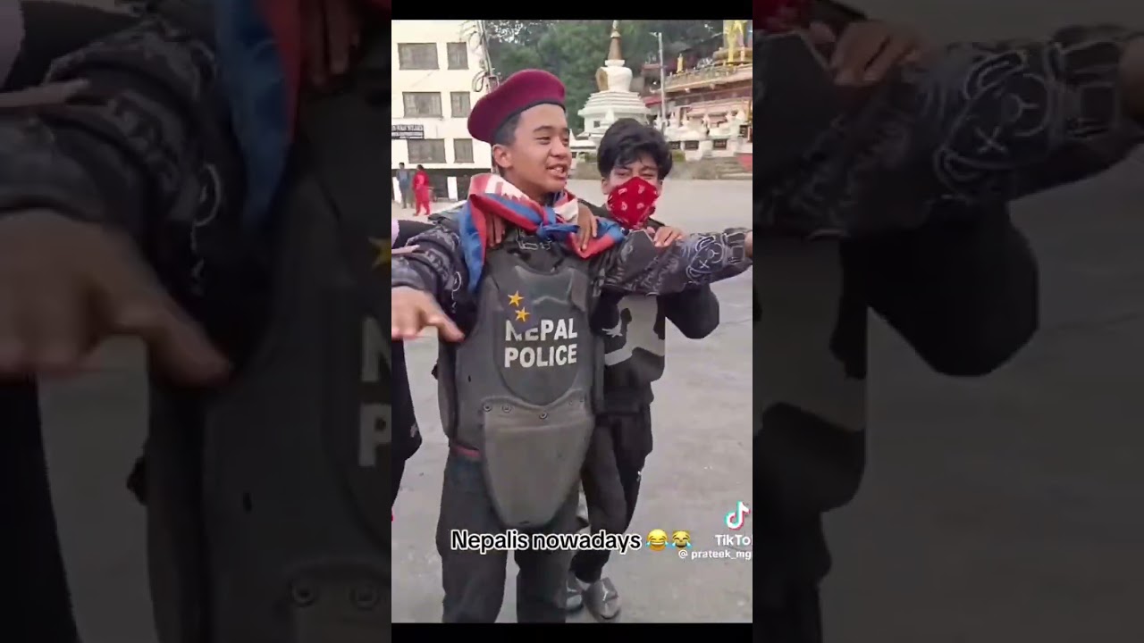nepali gen z protest funny moments😜 #trending #comedy