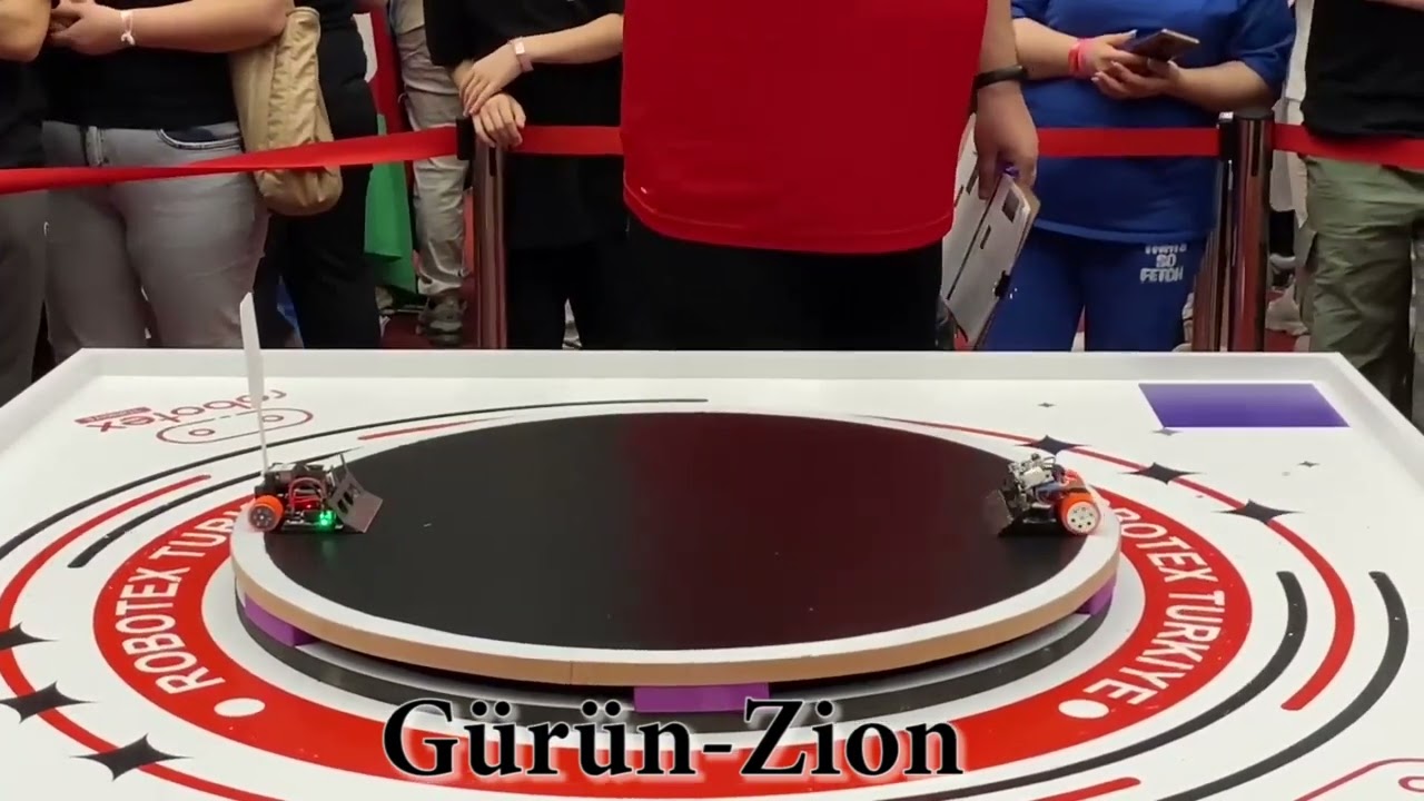 Robotex Antalya 2024 Türkiye Şampiyonası Mini Sumo Robot Karşılaşmaları #shorts
