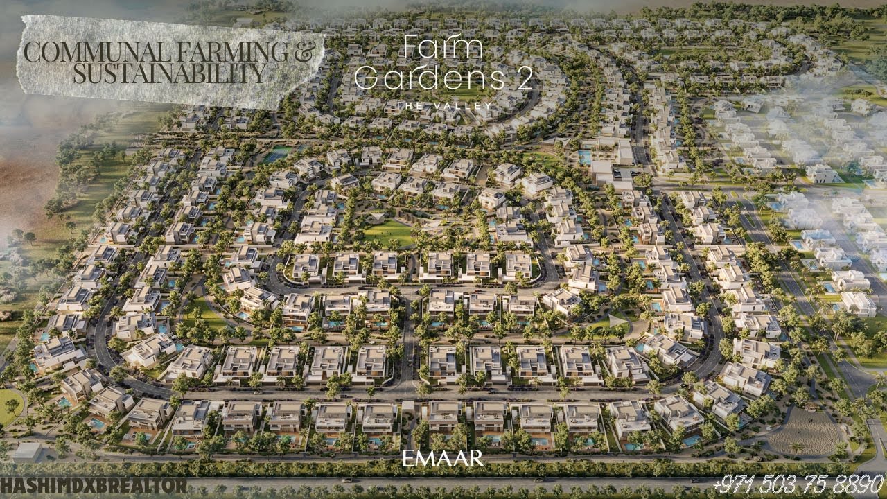 Farm Gardens | Expansive Layouts | Communal Farming | The Valley By Emaar