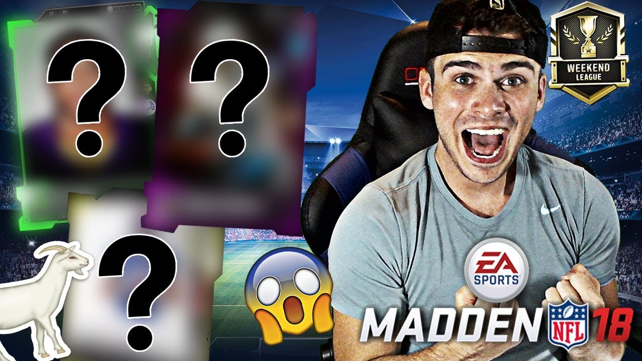USING AN ALL RANDOM PLAYER TEAM IN WEEKEND LEAGUE! | MADDEN 18 ULTIMATE TEAM MUT CHAMPIONS GAMEPLAY
