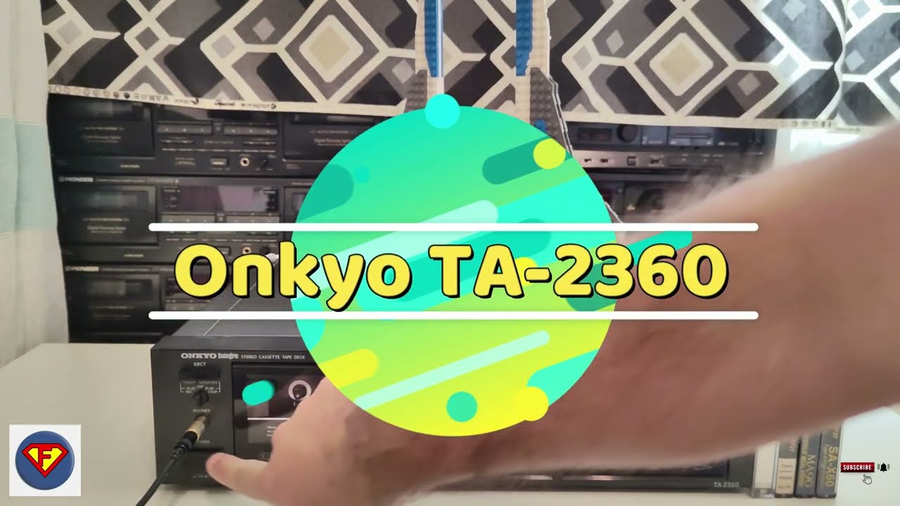 Onkyo TA-2360 (2058) cassette deck - Review - Line out direct on TDK SA-X/MA/D, Maxell XLII-S