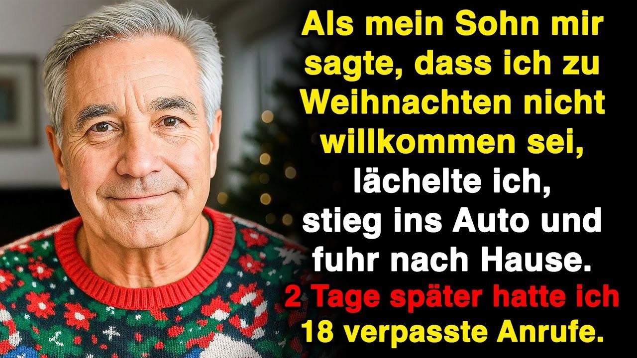 Mein Sohn sagte, er erwarte mich nicht zu Weihnachten, also habe ich die Hypothekenzahlung storniert