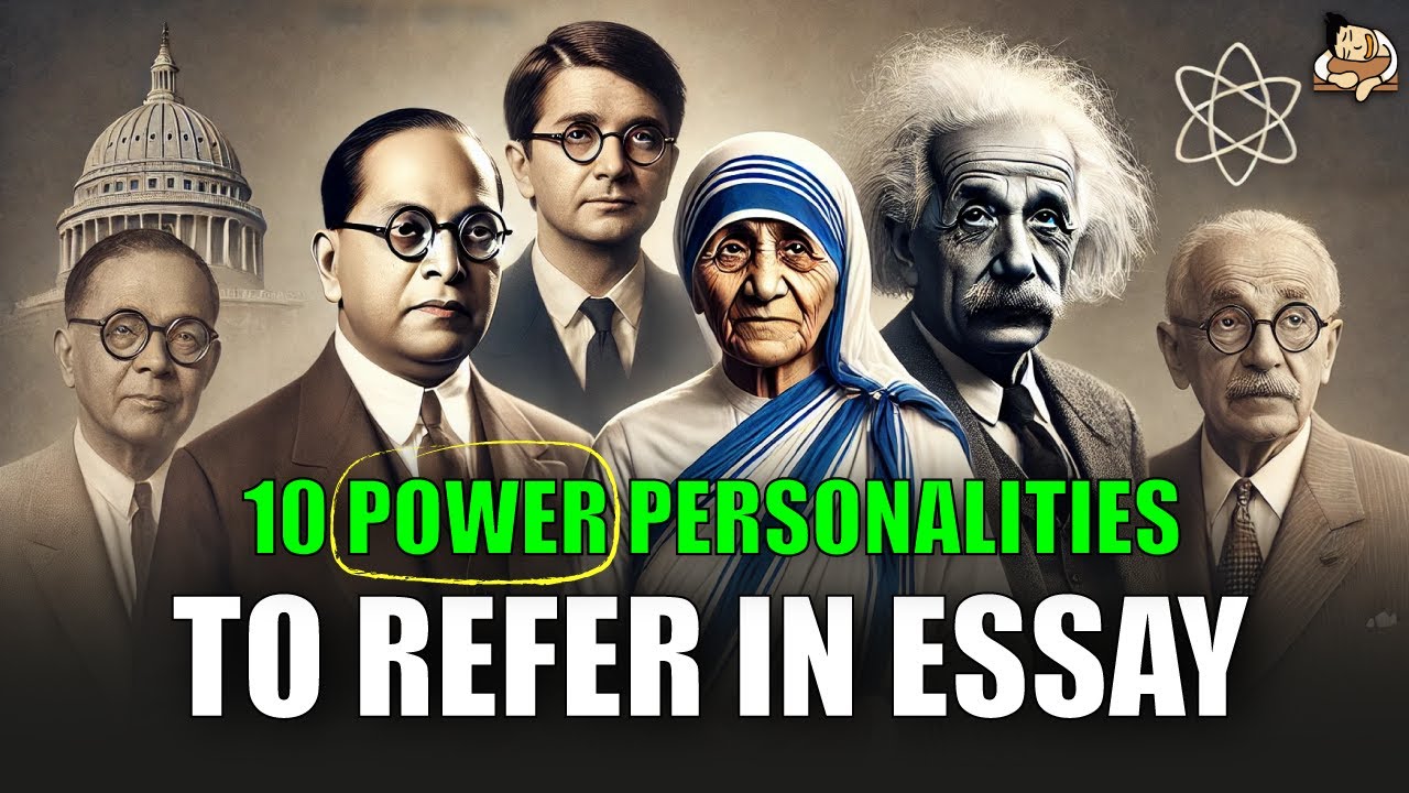 10 Important Personalities You MUST Quote in Essay Exam || UPSC Mains 2024 || Sleepy Classes IAS