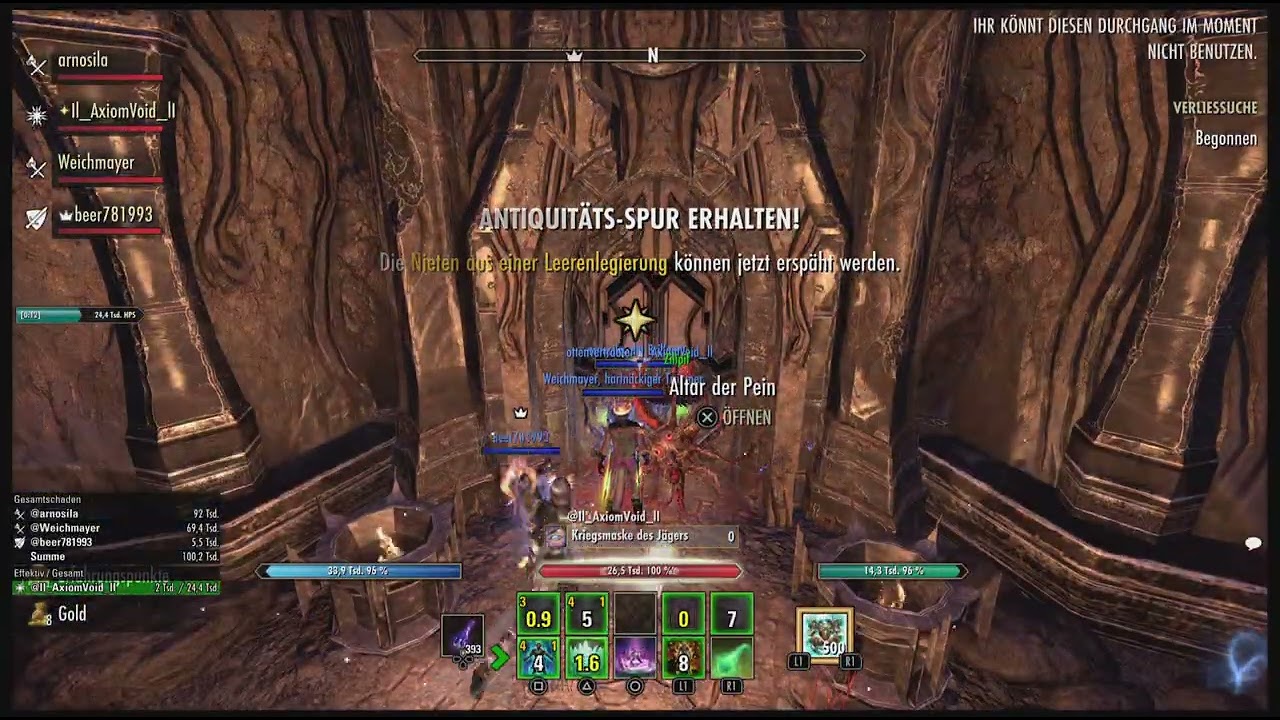 Eso Scriveners Hall all Bosses Nuke Trifecta, Healer pov