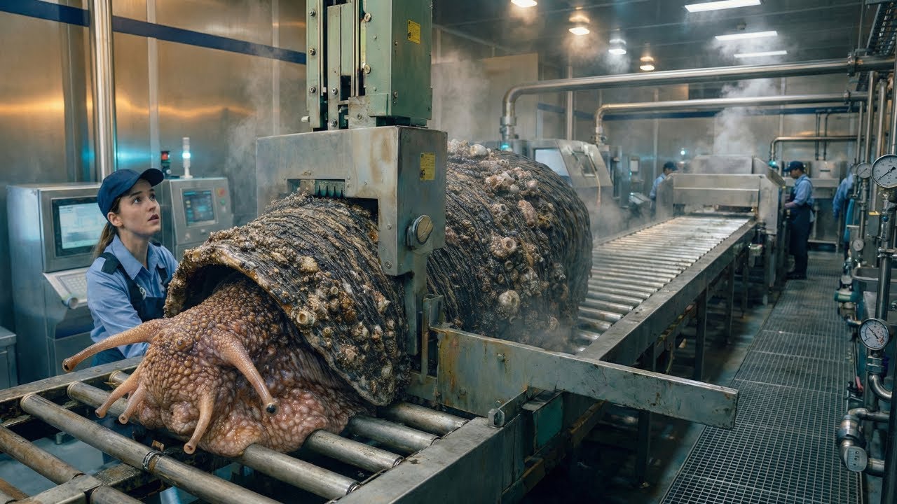 Inside a sea snail processing plant | From farming to harvesting into premium products