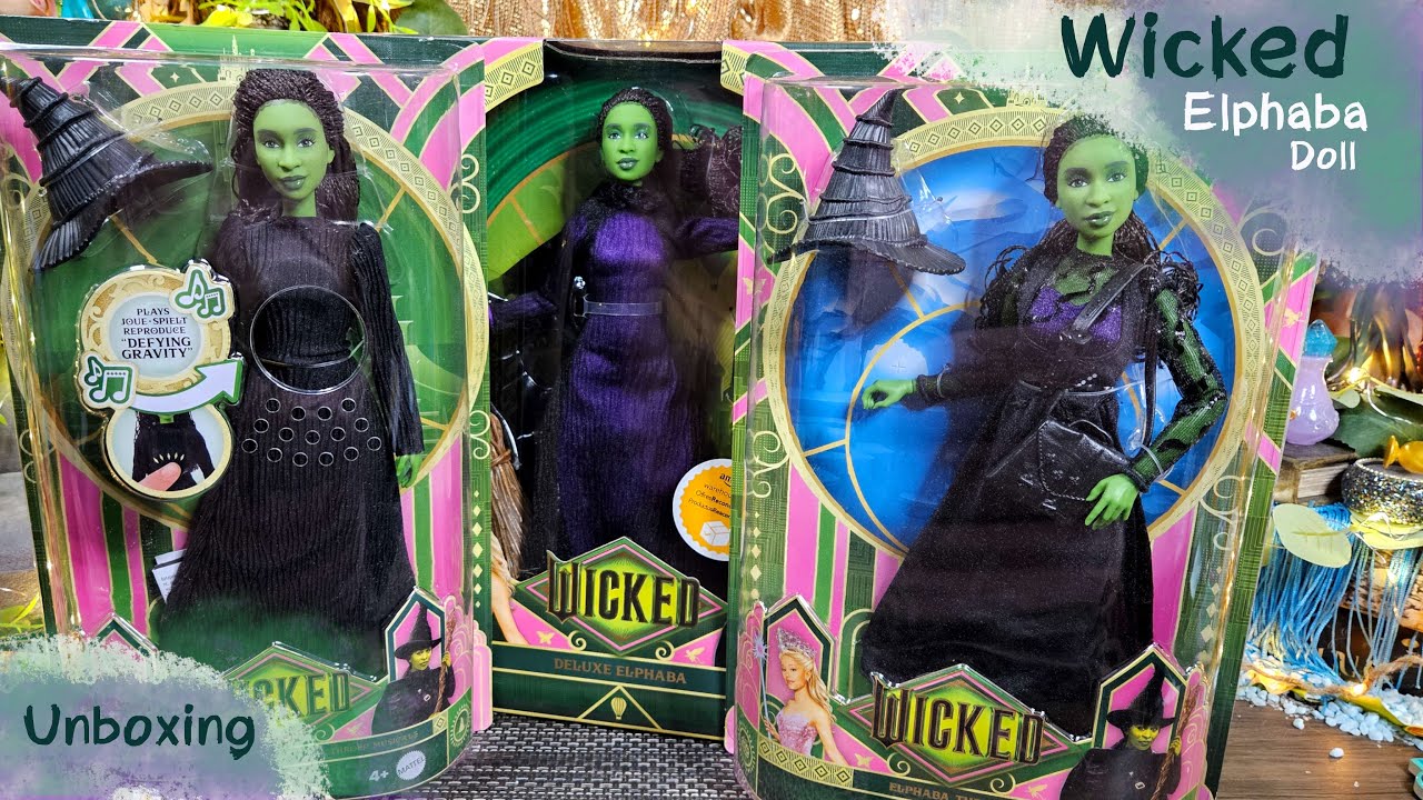 Wicked Witch - Elphaba  Puppen #unboxing #auspacken  #mattel #wicked