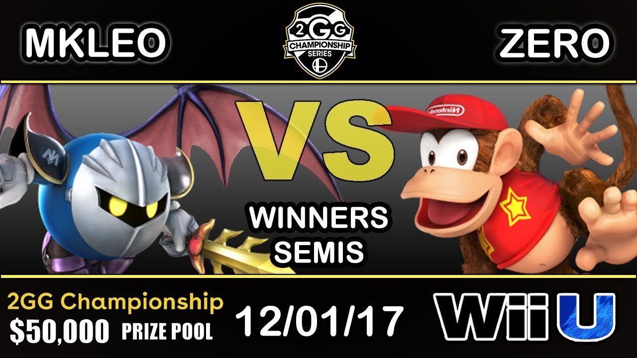 2GGC - FOX MVG | MkLeo (Metaknight) Vs. TSM | ZeRo (Diddy Kong) - Winners Semis