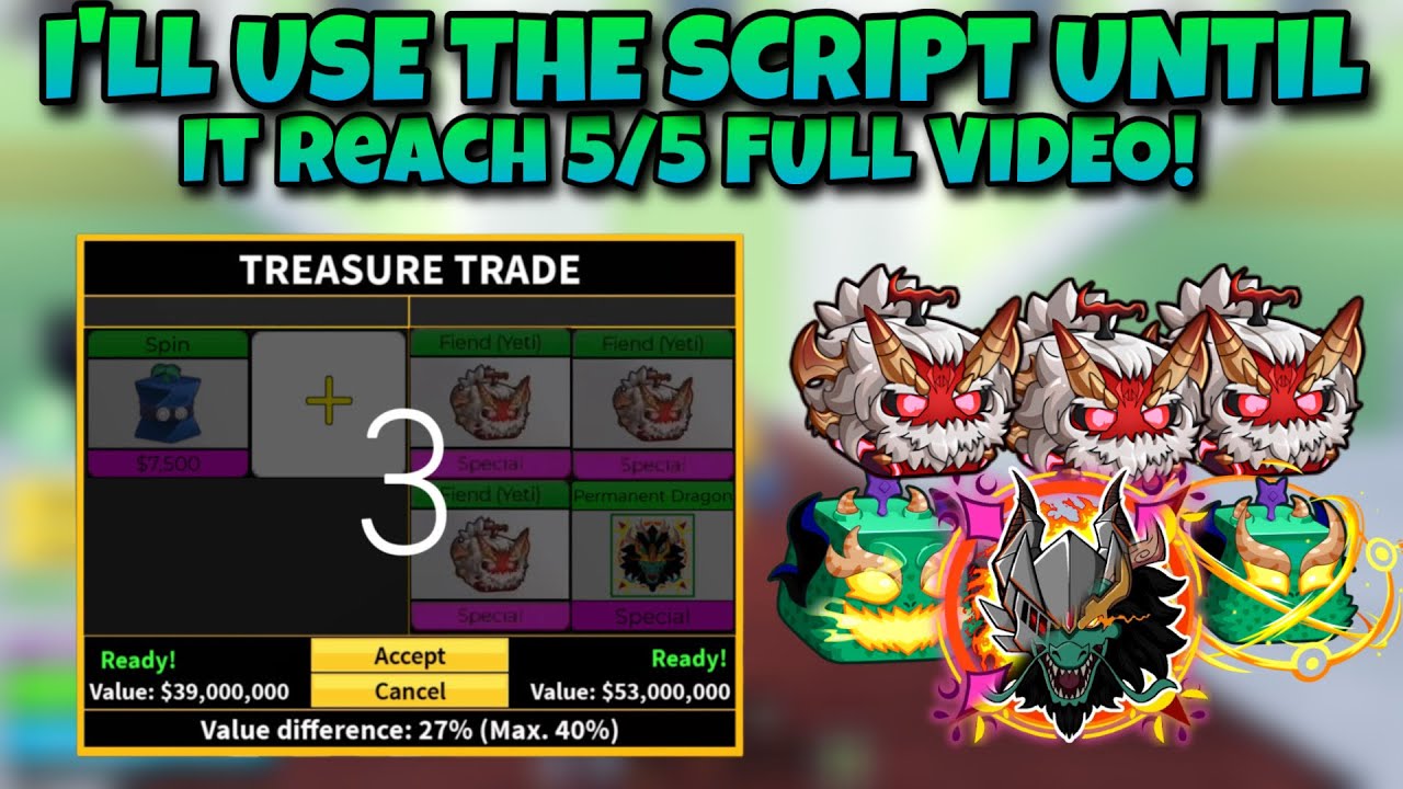 Freeze Trade | Full Trading Session Until 5/5 | BloxFruits Script (No Key)