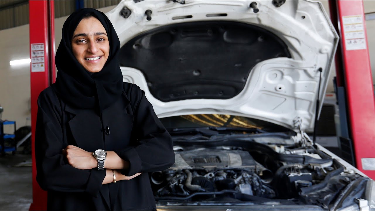 Meet 'one of the UAE's only female car mechanics'