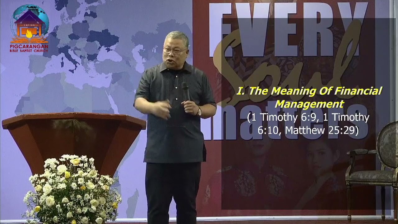 Biblical Financial Management by Pastor Reynaldo Subrabas