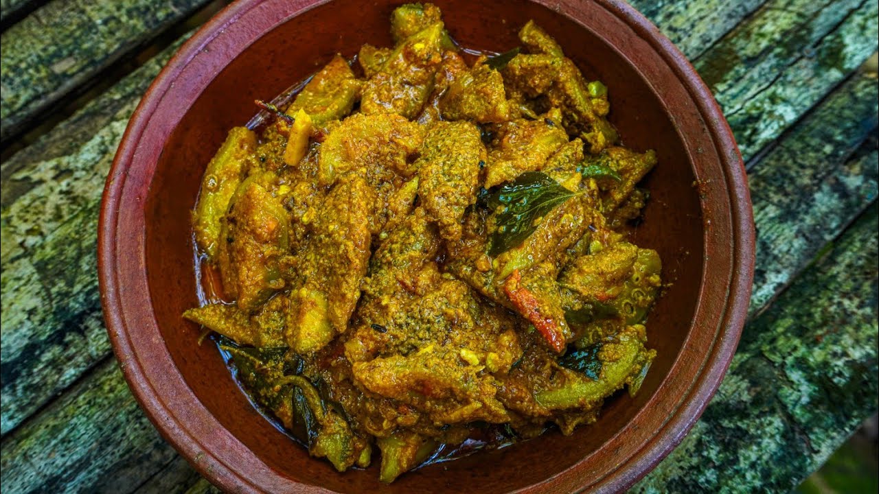 තිත්ත නැති රස වගේම ගුණ තුඹ කරවිල කරිය | Healthy Village Spiny Gourd Curry