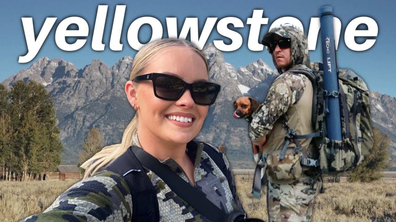 VLOG: camping, hiking & fishing in YELLOWSTONE!