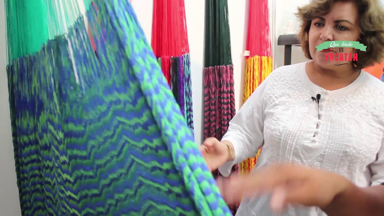 HAMACAS DE ARTESANO DE TEABO EN LA FERIA YUCATÁN 2018