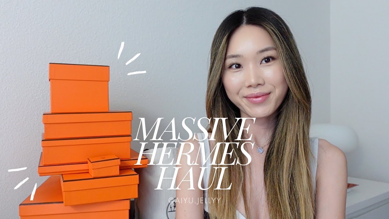 MASSIVE HERMES HAUL 🍊 | unbox with me, first youtube video, pre-spend inspo