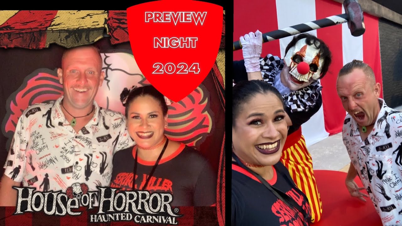 HOUSE OF HORROR HAUNTED CARNIVAL MIAMI 2024 | PREVIEW NIGHT | NEW HAUNTED HOUSE