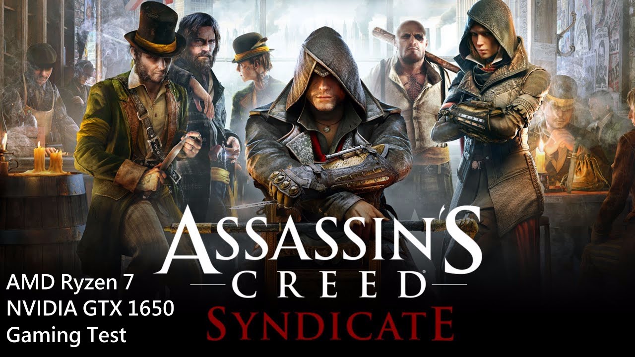 HP Pavilion 15  AMD Ryzen 7 3750H NVIDIA GTX 1650 Gaming Test - Assassin's Creed Syndicate