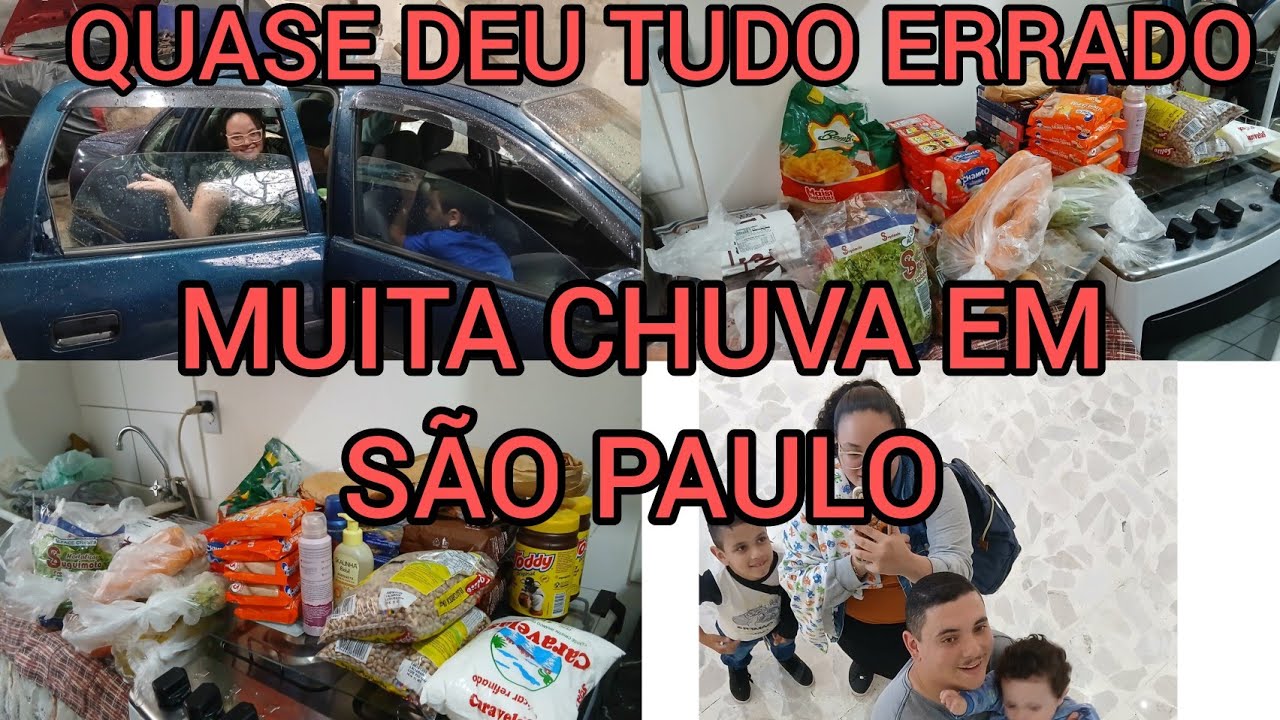 2 DIAS COMIGO/PEGAMOS UMA ENCHENTE/REPOSIÇÃO DE COMPRAS.